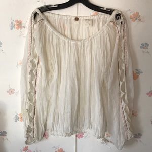 Free People blouse crop top Sz XS
